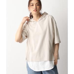 tシャツ Tシャツ ミニワッフルスリットパーカー/941570