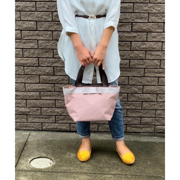 トートバッグ カシュカシュ cachecache / WEB限定ナイロンリボントートバッグS レディ...