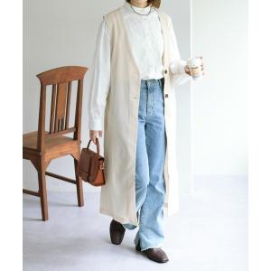 ベスト 【WEB限定】Vネックロングベスト