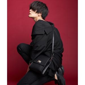 ショルダーバッグ バッグ メンズ ∴KEI×WEGO/スクエアショルダーバッグ