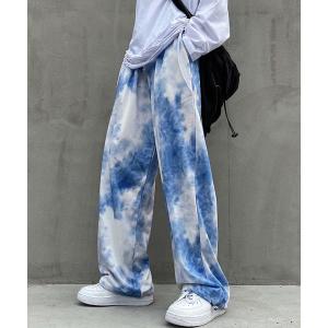 パンツ タイダイ柄 リラックス オーバーサイズ ルーズパンツ イージーパンツ レディース メンズ