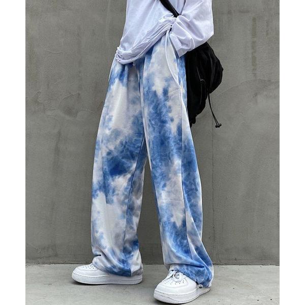 パンツ タイダイ柄 リラックス オーバーサイズ ルーズパンツ イージーパンツ レディース メンズ