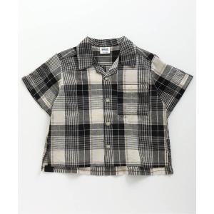 シャツ ブラウス サッカーチェックシャツ キッズ