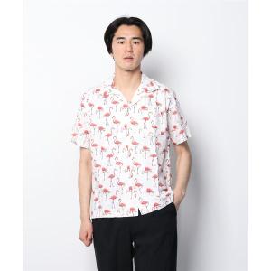 シャツ ブラウス Schott(ショット) HAWAIIAN SHIRT FLAMING/ハワイアンシャツ フラミンゴ アロハ