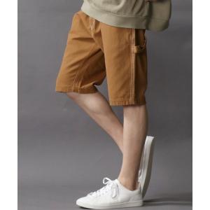 パンツ デニム ジーンズ メンズ Loose tapered painter shorts/ルーズテーパード ペインターショーツ