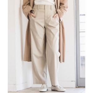 パンツ リネンストレートパンツ（テンセル(TM)繊維使用） レディース