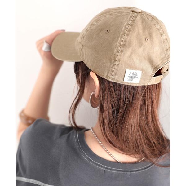 キャップ 帽子 「JaVaジャバ コラボ」ヴィンテージウォッシュキャップ レディース
