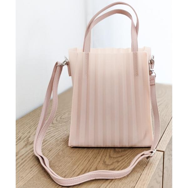 トートバッグ Per sist ence/パーシエンス　シアープリーツ2WAYトート レディース