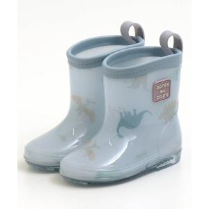 レインシューズ きょうりゅう柄レインシューズ