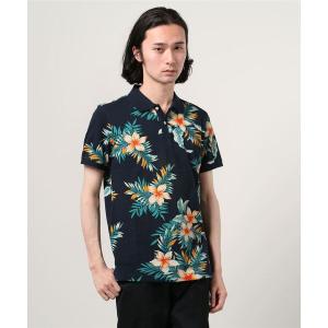 ポロシャツ 「BANANA REPUBLIC FACTORY STORE」オーガニックコットンフローラルプリントポロシャツ メンズ