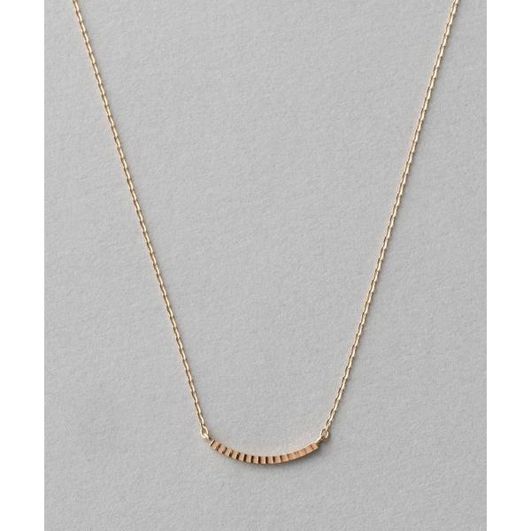 ネックレス K18YG クレール サークル ミラーボールカット ネックレス レディース