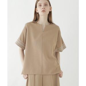 シャツ ブラウス ◆エンブロイダリーセットアップブラウス【セットアップ対応商品】