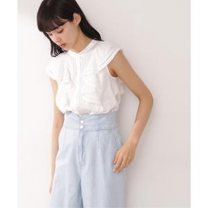 シャツ ブラウス ◇ピンタックフリルブラウス