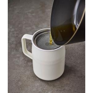 食器 ”富士琺瑯”×Homeland　琺瑯オイルポット　1.1L