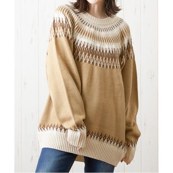 ニット セーター /Bling leads/球芯JQクルー レディース