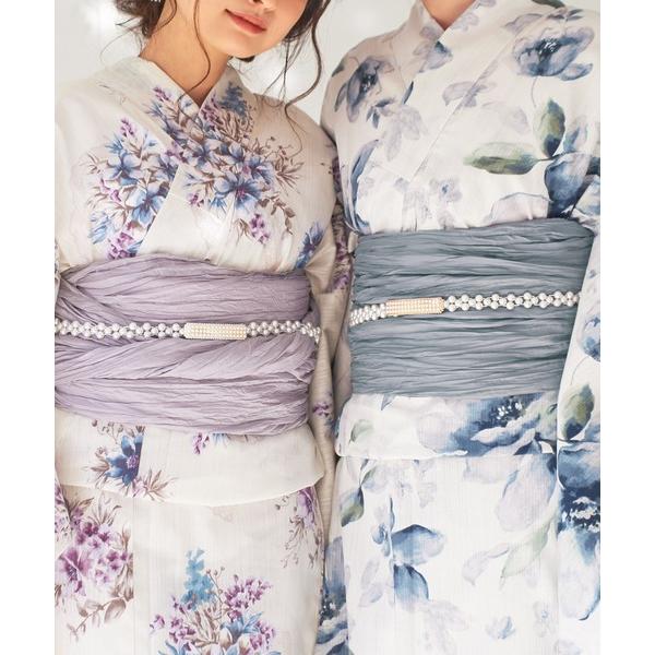 ゆかた姿を引き立てる。パール飾り紐 レディース