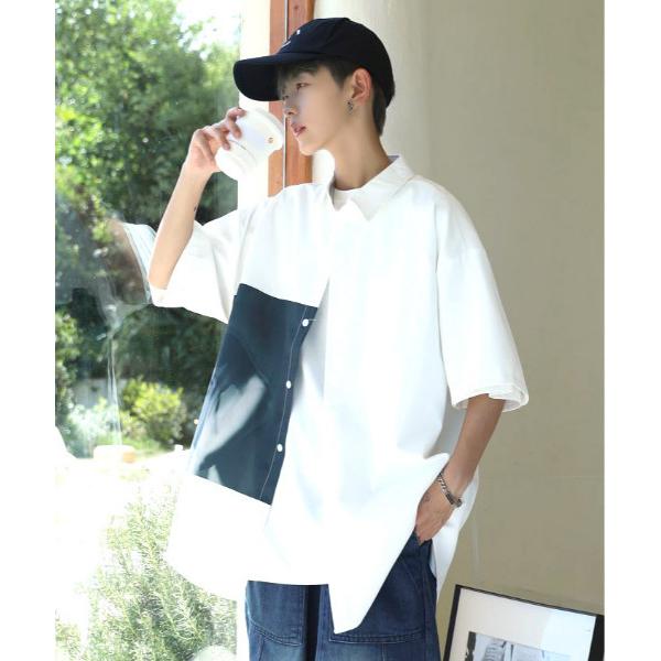 シャツ 「neos -addictive design-」ビッグシルエット アート フォト プリント...
