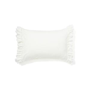 ベッド 寝具 ふわろ まくらカバー フリル 700×500 ホワイト