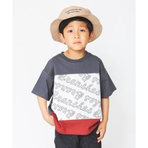 tシャツ Tシャツ 切り替えロゴTシャツ
