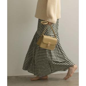 スカート CHECK TIERED SKIRT