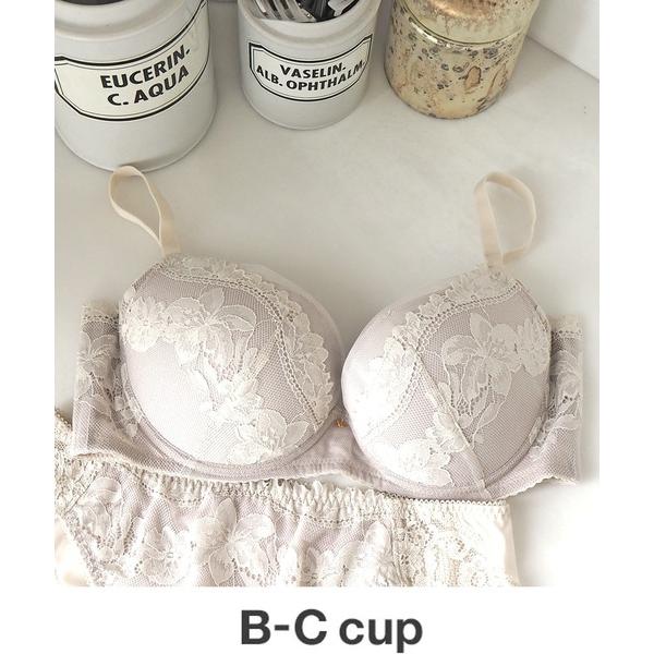 ブラジャー BRAGENIC Smoothing/ストレッチレース ノンワイヤーモールドブラジャー ...