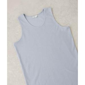 tシャツ Tシャツ レイヤードワッフルタンクトップ