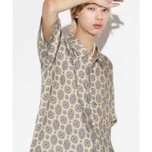 シャツ ブラウス レディース レジェンダ 70’s パターン ショートスリーブシャツ / LEGENDA 70’s Pattern Short Sle