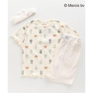 パジャマ miffyヘアバンド付ルームウェアセット キッズ 子供 女の子