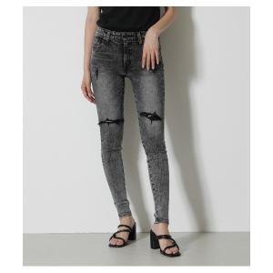 パンツ デニム ジーンズ CHEMICAL CRASH DENIM SKINNY/ケミカルクラッシュデニムスキニー レディース