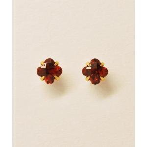 ピアス レディース K18リリィカットガーネット セカンドピアス｜ZOZOTOWN Yahoo!店