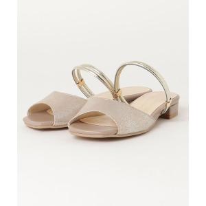 サンダル スクエアストラップサンダル レディース