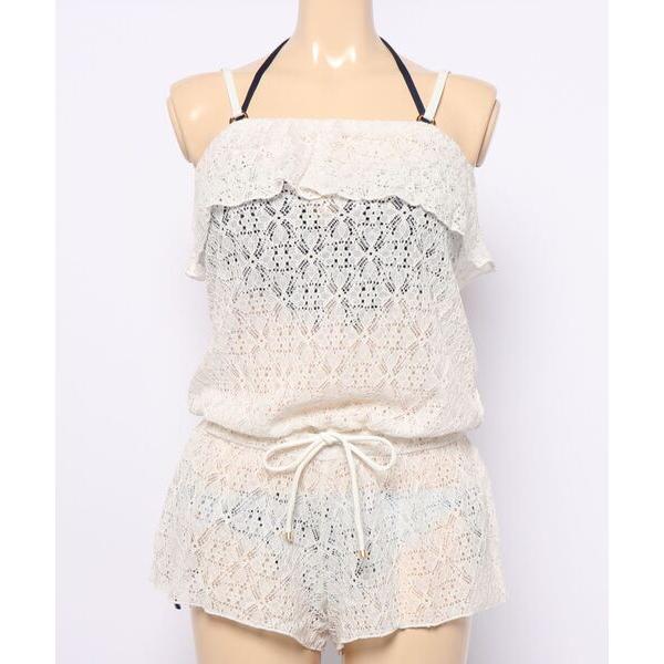 水着 「Muselore/ミューズロア」ロンパース付きパームツリービキニ レディース