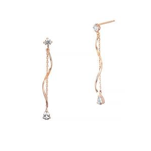 ピアス K10ピンクゴールド ロング ピアス レディースの買取情報