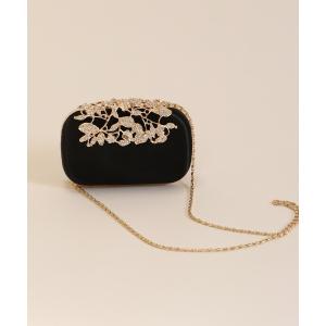 クラッチバッグ パーティーバッグ コンパクトハードクラッチ レディース