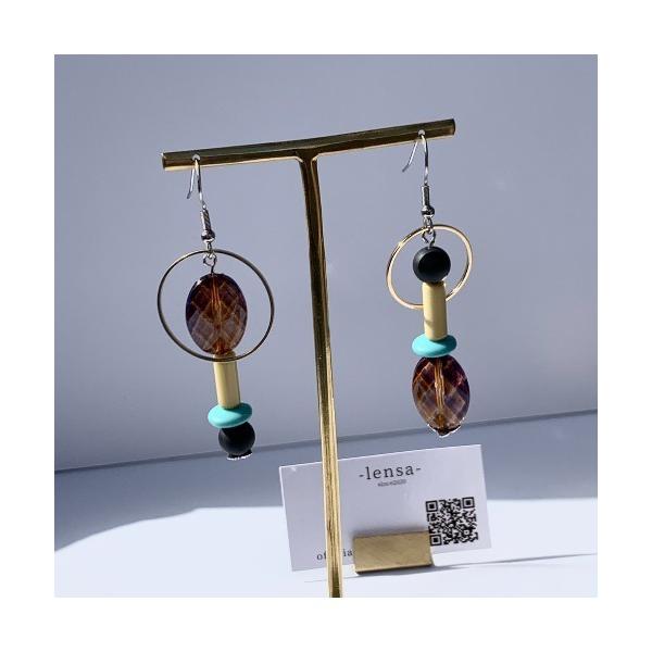 ピアス 「-lensa-」パイナップルみたいな南国ピアス(MA) レディース