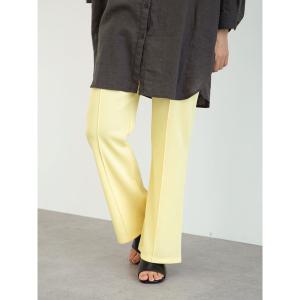 パンツ センターシームソフトフレアカットパンツ＊ レディース
