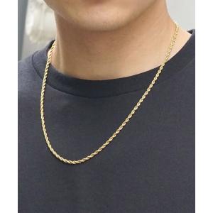 ネックレス SBG ステンレスロープチェーンネックレス メンズ レディース