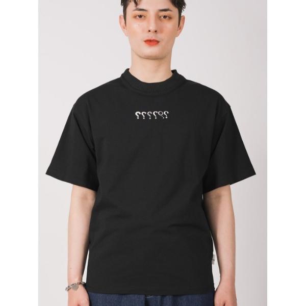 tシャツ 「Questioning」iCONハイネック半袖Tシャツ メンズ レディース