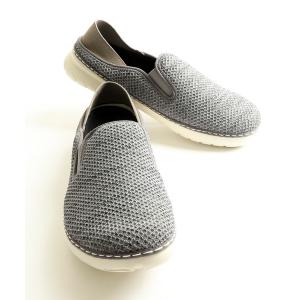 スリッポン キックバックメッシュモックシューズ ...の商品画像