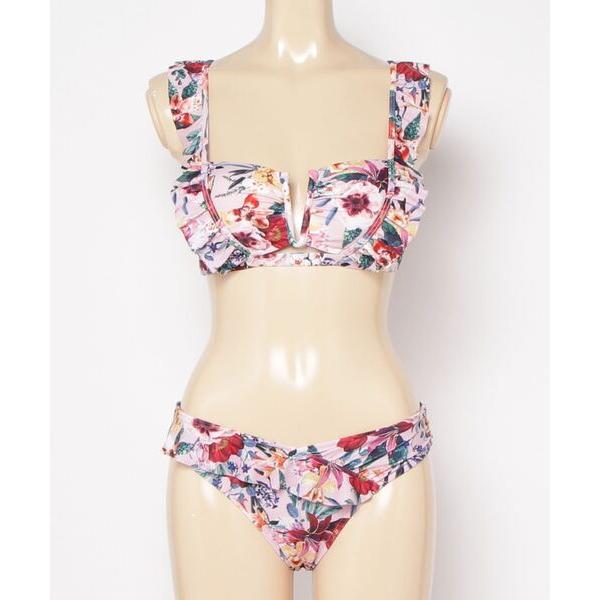 水着 Nuckle Market second story フラワーフリルビキニ レディース