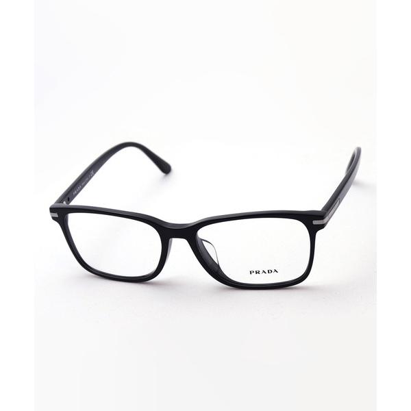 伊達メガネ メガネ 眼鏡 「PRADA/プラダ」スクエア メガネ PR14WVF 1AB1O1 メン...