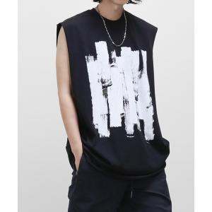 tシャツ ロングタンクトップ ルーズシルエット メンズ レディース