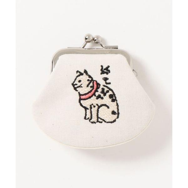 コインケース 「カヤ」刺し絵 小がま口