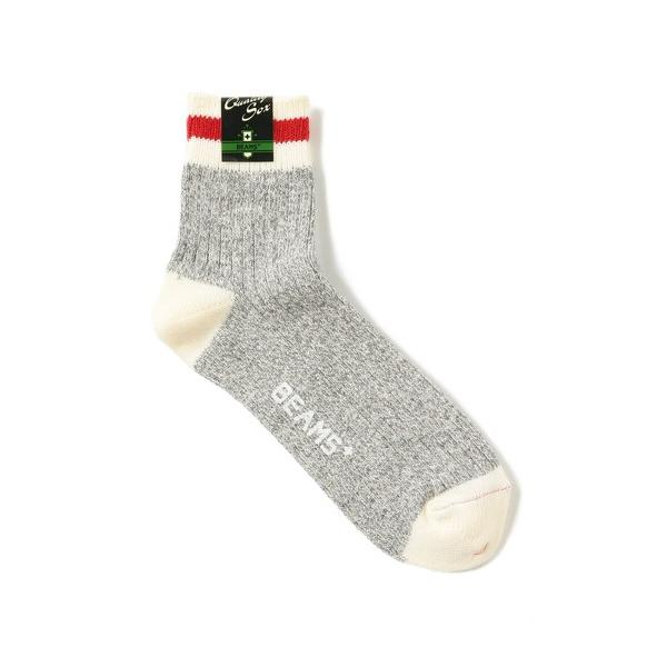 靴下 BEAMS PLUS / ショート ラグソックス メンズ