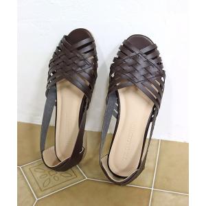 サンダル Liberty doll / クロス編み込み フラットサンダル メッシュサンダル グルカ風 軽量 クッションインソール レディース リゾート(1147) レディース