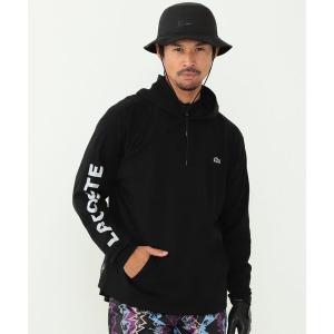 パーカー LACOSTE×BEAMS GOLF /  別注 ロゴ プルオーバー スウェット パーカ