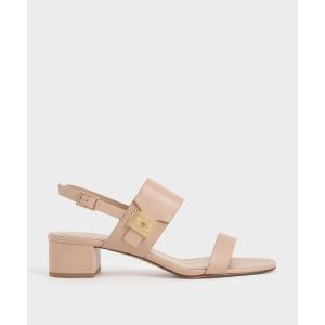 レディース サンダル ブロックヒール スリングバックサンダル / Block Heel Slingback Sandals