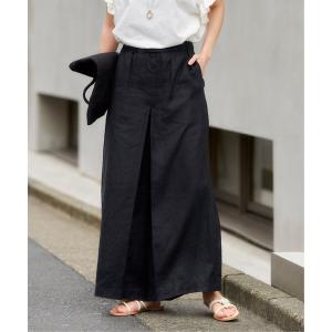 パンツ ■リネン タックキュロット◆7