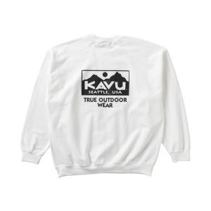 スウェット KAVU/カブー TRUE LOGO SWEAT/トゥルーロゴスウェット