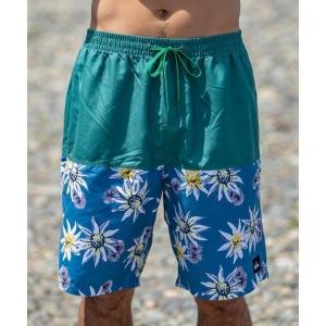 水着 DEVILS TEA 20NB/クイックシルバーウエストゴムボードショーツ・サーフトランクス(水着)